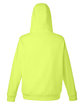 Harriton Men's ClimaBloc Lined Heavyweight Hooded Sweatshirt safety yellow OFBack
