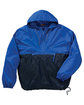 Harriton Adult Packable Nylon Jacket ROYAL/ NAVY OFFront