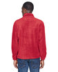 Harriton Adult Quarter-Zip Fleece Pullover red ModelBack