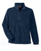 Harriton Adult 8 oz. Quarter-Zip Fleece Pullover navy OFFront