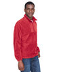 Harriton Adult 8 oz. Quarter-Zip Fleece Pullover RED ModelQrt