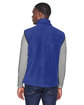 Harriton Adult 8 oz. Fleece Vest TRUE ROYAL ModelBack