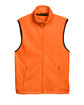 Harriton Adult 8 oz. Fleece Vest safety orange FlatFront