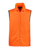 Harriton Adult 8 oz. Fleece Vest safety orange OFFront