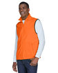 Harriton Adult 8 oz. Fleece Vest safety orange ModelQrt