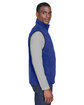 Harriton Adult 8 oz. Fleece Vest TRUE ROYAL ModelSide