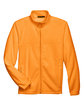 Harriton Men's 8 oz. Full-Zip Fleece safety orange FlatFront
