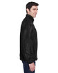 Harriton Men's Tall 8 oz. Full-Zip Fleece black ModelSide