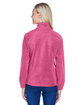 Harriton Ladies' 8 oz. Full-Zip Fleece charity pink ModelBack