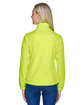 Harriton Ladies' 8 oz. Full-Zip Fleece safety yellow ModelBack