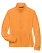 Harriton Ladies' 8 oz. Full-Zip Fleece safety orange FlatFront