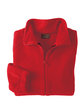 Harriton Ladies' 8 oz. Full-Zip Fleece RED OFFront