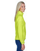 Harriton Ladies' 8 oz. Full-Zip Fleece safety yellow ModelSide