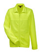Harriton Youth 8 oz. Full-Zip Fleece safety yellow OFFront