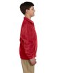 Harriton Youth 8 oz. Full-Zip Fleece red ModelSide