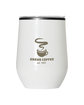 Prime Line 12oz Budget Stemless Wine Tumbler With Lid white DecoFront