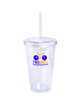 Prime Line 16oz Double Wall Cool Acrylic Tumbler clear DecoFront