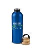 Prime Line 23.6oz Refresh Aluminum Bottle With Bamboo Lid blue DecoQrt