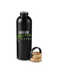 Prime Line 23.6oz Refresh Aluminum Bottle With Bamboo Lid black DecoQrt