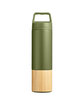 Prime Line 20oz Tao Bamboo Vacuum Insulated Bottle olive ModelBack