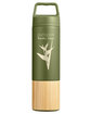 Prime Line 20oz Tao Bamboo Vacuum Insulated Bottle olive DecoFront