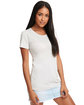 Next Level Apparel Ladies' Ideal T-Shirt white ModelSide