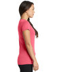Next Level Apparel Ladies' Ideal T-Shirt hot pink ModelSide