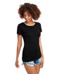 Next Level Apparel Ladies' Ideal T-Shirt black ModelSide