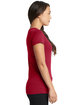 Next Level Apparel Ladies' Ideal T-Shirt cardinal ModelSide