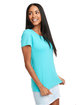 Next Level Apparel Ladies' Ideal T-Shirt tahiti blue ModelSide