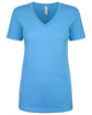 Next Level Apparel Ladies' Ideal V turquoise FlatFront