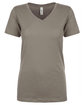 Next Level Apparel Ladies' Ideal V warm gray OFFront