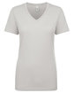 Next Level Apparel Ladies' Ideal V silver OFFront