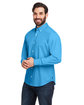 Nautica Men's Staysail Shirt AZURE BLUE ModelQrt
