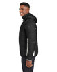Nautica Men's Nautical Mile Puffer Packable Jacket black/ antq wht ModelSide