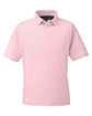 Nautica Men's Saltwater Stretch Polo SUNSET PINK OFFront