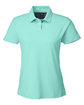 Nautica Ladies' Saltwater Stretch Polo COOL MINT OFFront