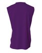 A4 Adult Reversible Moisture Management Muscle Shirt purple/ white ModelBack
