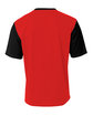 A4 Men's Legend Soccer Jersey scarlet/ black ModelBack