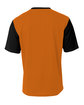 A4 Men's Legend Soccer Jersey orange/ black ModelBack