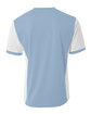 A4 Men's Premier V-Neck Soccer Jersey light blue/ wht ModelBack