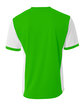 A4 Men's Premier V-Neck Soccer Jersey lime/ white ModelBack