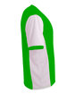 A4 Men's Premier V-Neck Soccer Jersey lime/ white ModelSide