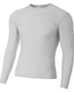 A4 Adult Polyester Spandex Long Sleeve Compression T-Shirt  