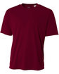 A4 Men's Cooling Performance T-Shirt maroon OFFront