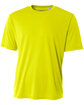 A4 Men's Cooling Performance T-Shirt SAFETY YELLOW OFFront