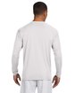 A4 Men's Cooling Performance Long Sleeve T-Shirt white ModelBack