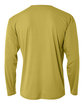 A4 Men's Cooling Performance Long Sleeve T-Shirt vegas gold ModelBack
