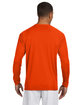 A4 Men's Cooling Performance Long Sleeve T-Shirt ATHLETIC ORANGE ModelBack