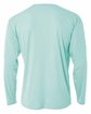 A4 Men's Cooling Performance Long Sleeve T-Shirt pastel mint ModelBack